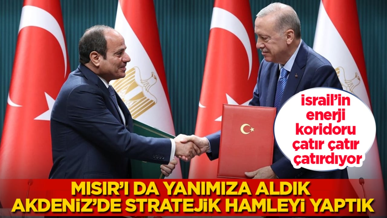 İsrail’in enerji koridoru çatır çatır çatırdıyor! Bir dönem aramız limoni olan Mısır’ı da yanımıza aldık, Doğu Akdeniz’de stratejik hamleyi yaptık