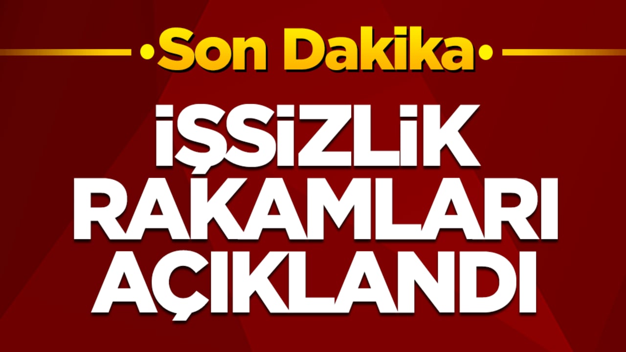 İşsizlik rakamları açıklandı