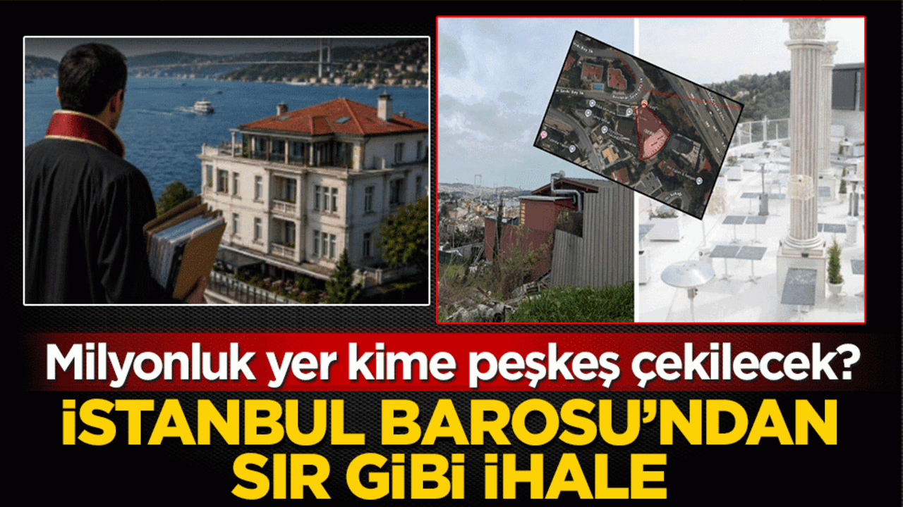 İstanbul Barosu’ndan sır gibi ihale: Milyonluk yer kime peşkeş çekilecek?