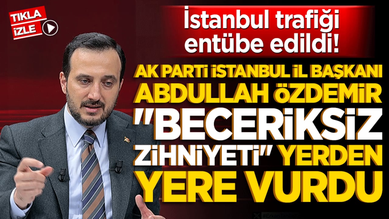 İstanbul trafiği entübe edildi! Abdullah Özdemir 