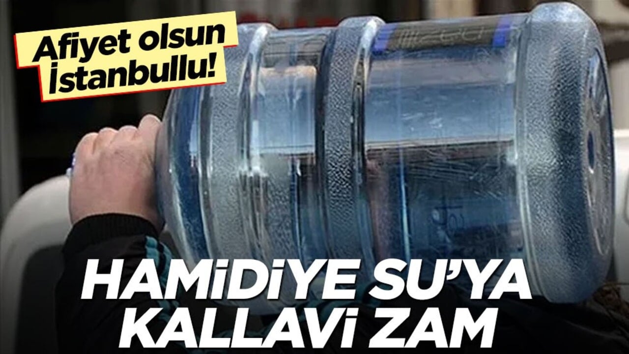 "İstanbul’un yükünü hafifleteceğiz" diyerek oy toplayan CHP’ye bakın… Hamidiye Su’ya kallavi zam