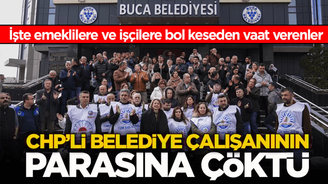 İşte emeklilere ve işçilere bol keseden vaat verenler! CHP’li belediye çalışanının parasına çöktü