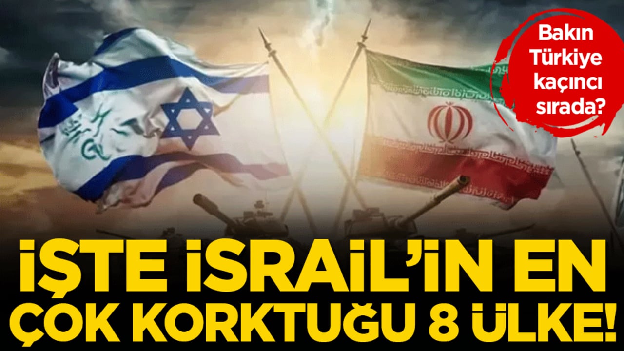 İşte İsrail'in en çok korktuğu 8 ülke! Bakın Türkiye kaçıncı sırada!