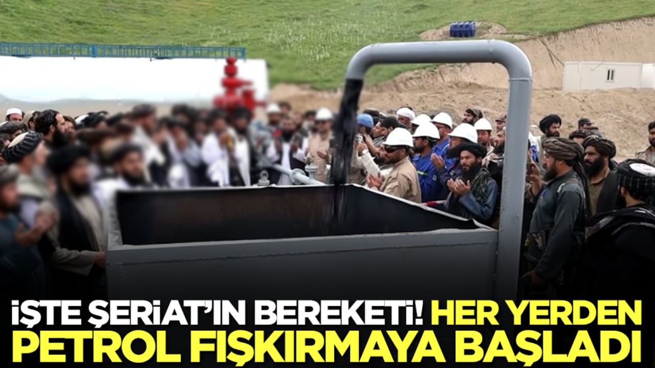 İşte Şeriat'ın bereketi: Her yerden petrol fışkırmaya başladı