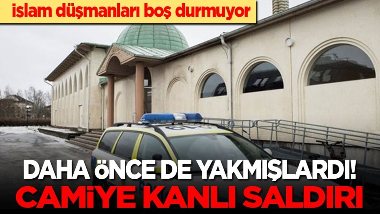 İsveç'te daha önce yaktıkları camiye bu kez kanla saldırdılar