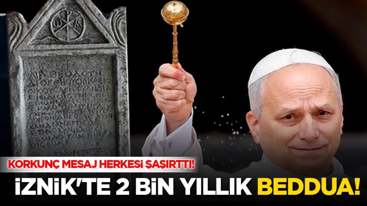 İznik'teki Bazilikadan 2 bin yıllık beddua bulundu!