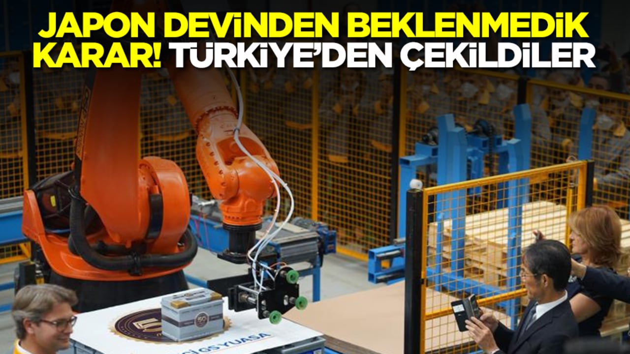 Japon devinden beklenmedik karar: Türkiye'den çekildiler