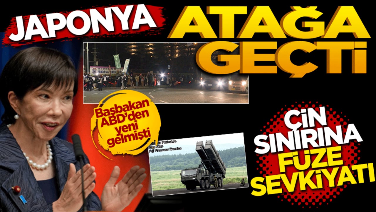 Japonya atağa geçti: Çin Sınırına Tarihi Füze Sevkiyatı