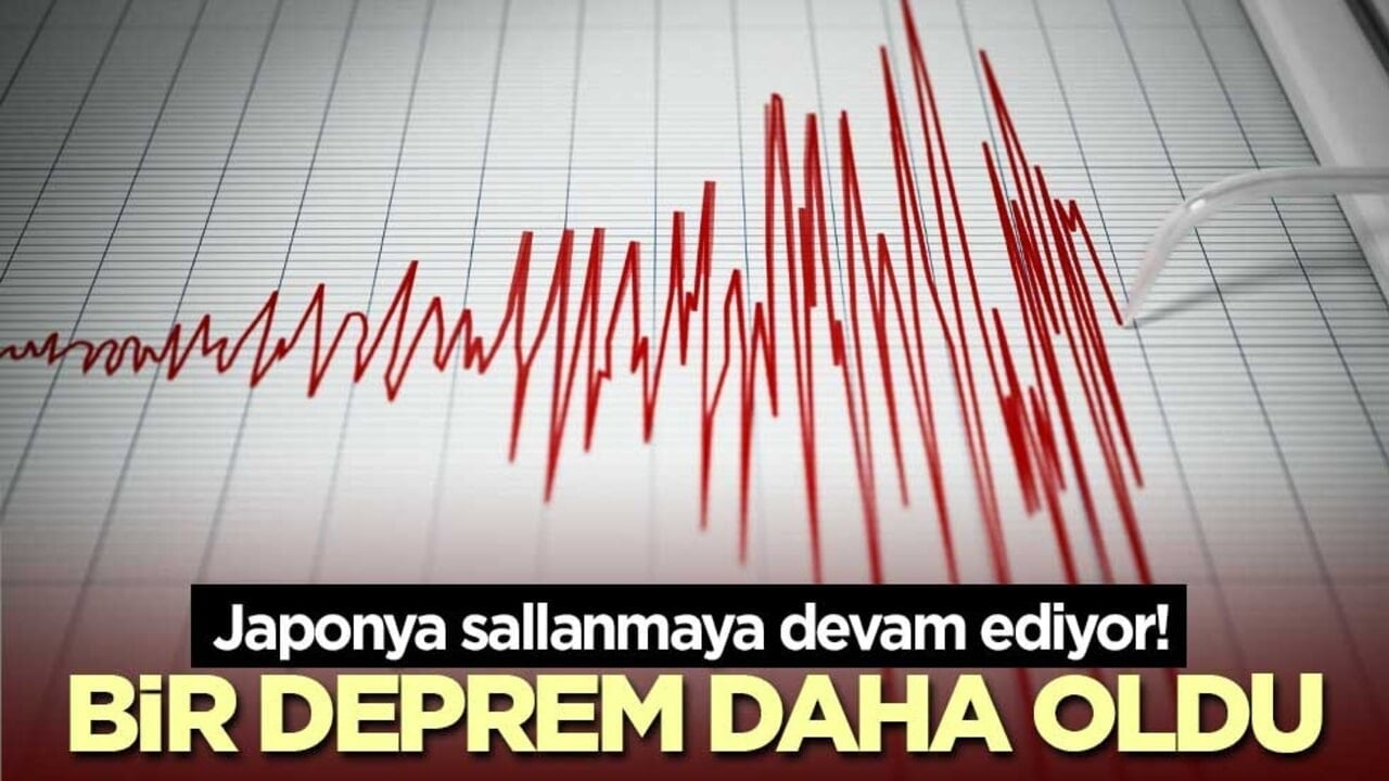 Japonya sallanmaya devam ediyor! Bir deprem daha oldu