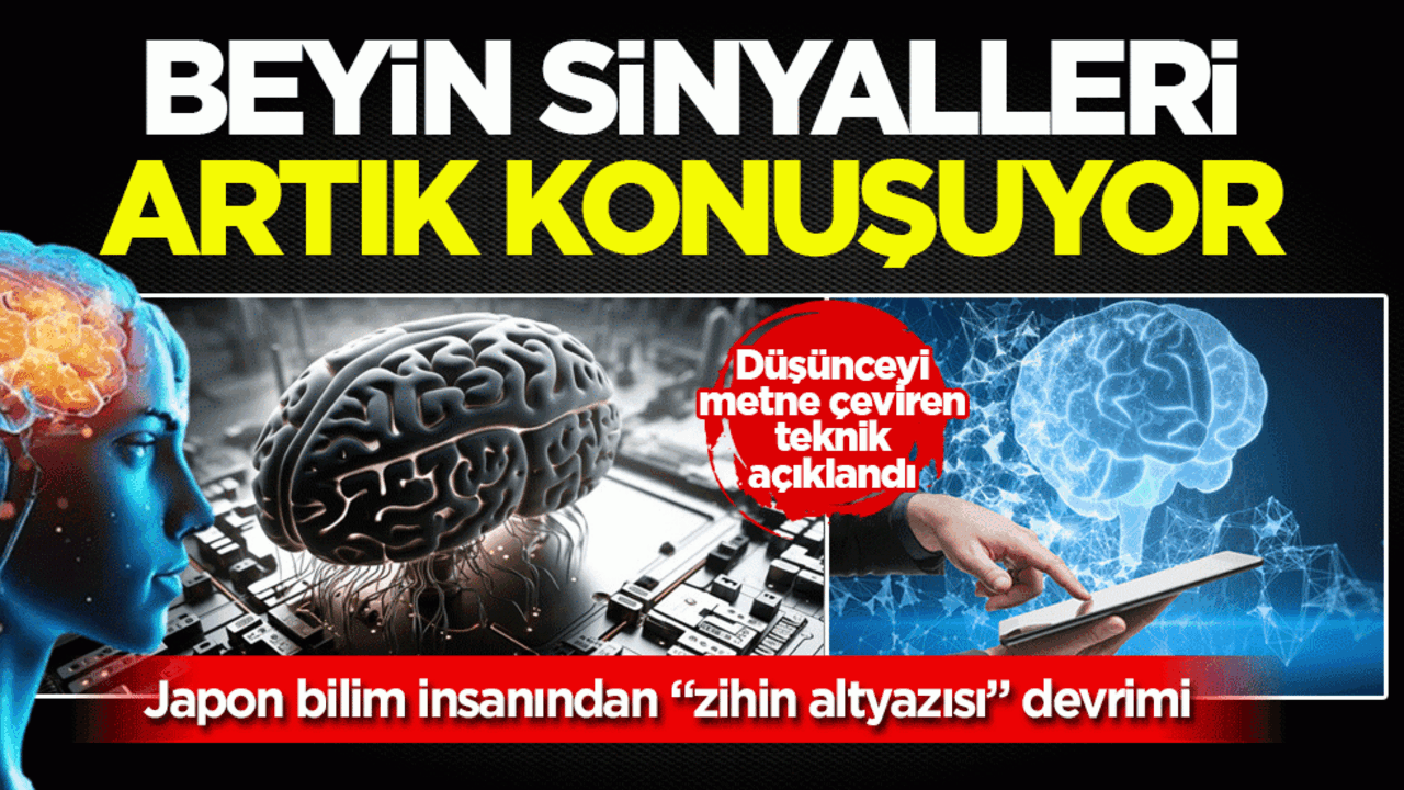 Japonya’dan yeni bilimsel hamle: Yapay zekâ artık düşündüklerinizi kelime kelime yazabilecek