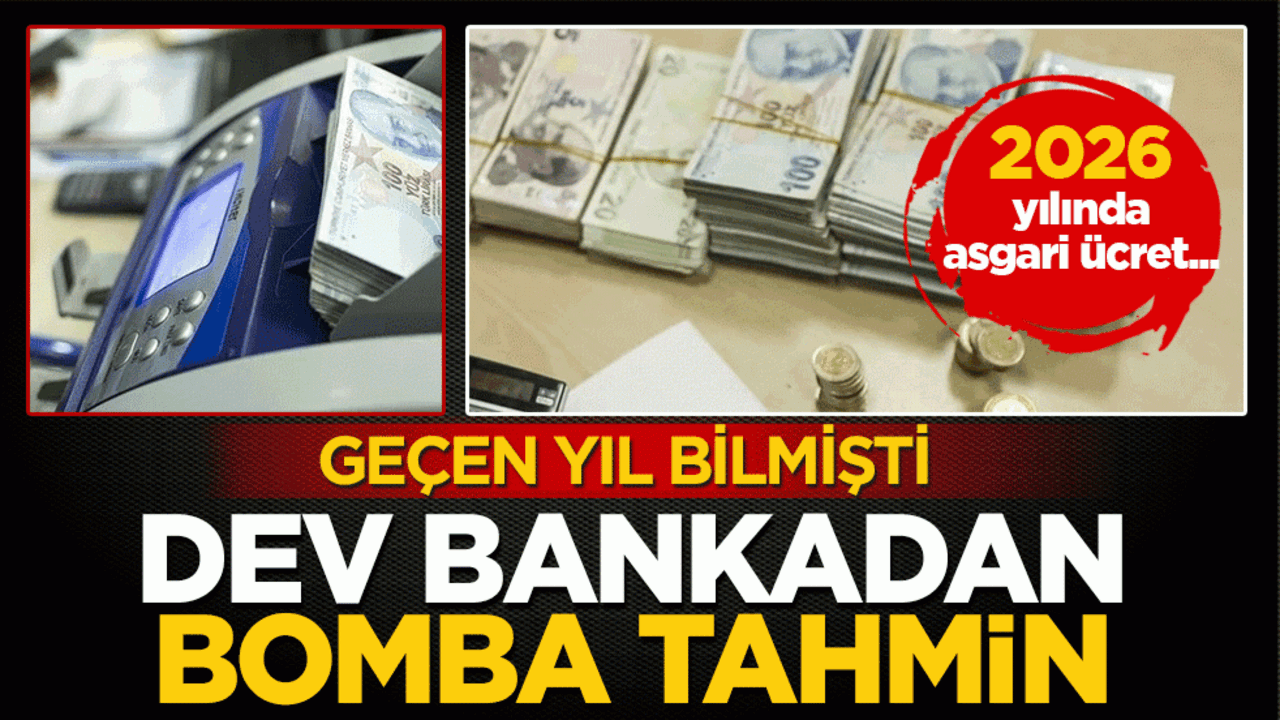 JPMorgan'ın asgari ücret beklentisi açıklandı: Geçen yıl bilen dev bankadan 2026 için bomba tahmin