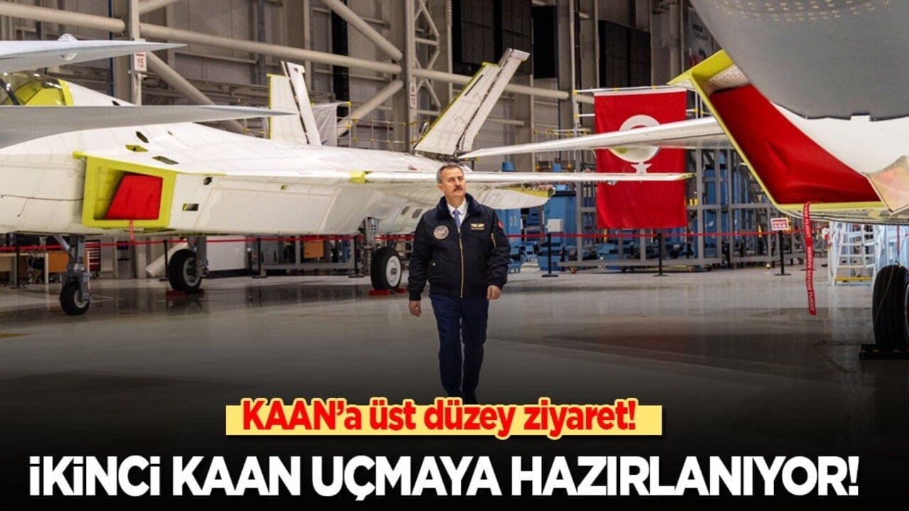 KAAN’a üst düzey ziyaret! İkinci KAAN uçmaya hazırlanıyor!