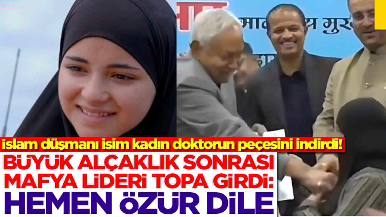 Kadın doktorun peçesini indirdi! Mafya lideri topa girdi: Şimdi özür dile yoksa seni uyarmadığımı söyleme