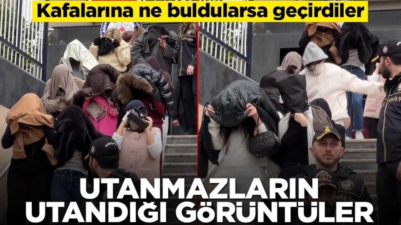 Kafalarına ne buldularsa geçirdiler! Utanmazların utandığı görüntüler