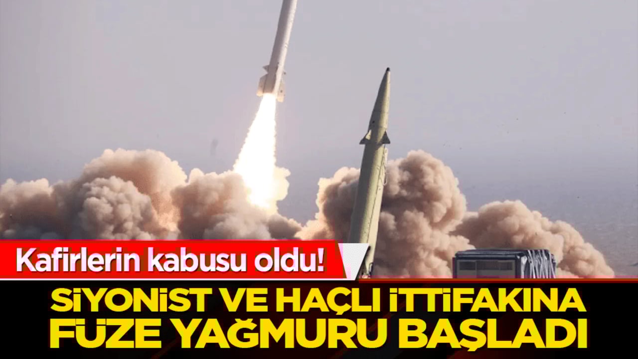 Kafirlerin kabusu oldu! Siyonist ve haçlı ittifakına füze yağmuru!