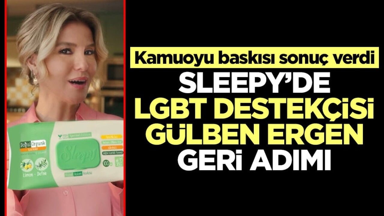 Kamuoyu baskısı sonuç verdi! Sleepy’de LGBT destekçisi Gülben Ergen geri adımı