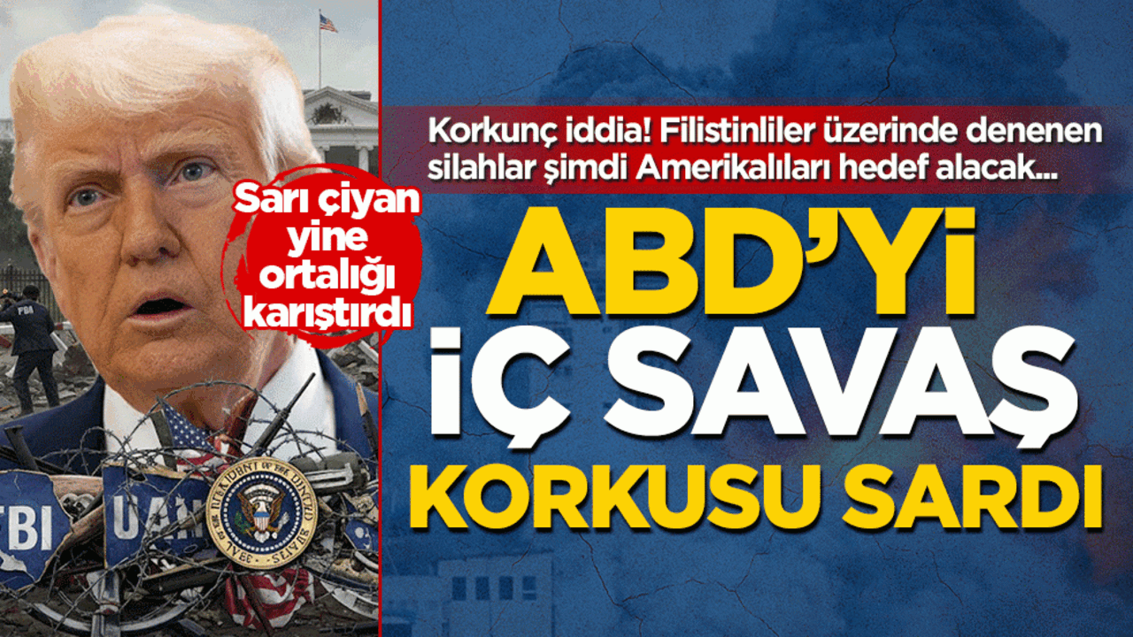 Kan donduran iddia: Gazze'de Filistinliler üzerinde denenen silahlar şimdi Amerikalıları hedef alıyor!