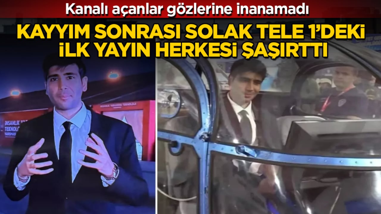Kanalı açanlar gözlerine inanamadı! Kayyım sonrası solak Tele 1’deki ilk yayın herkesi şaşırttı