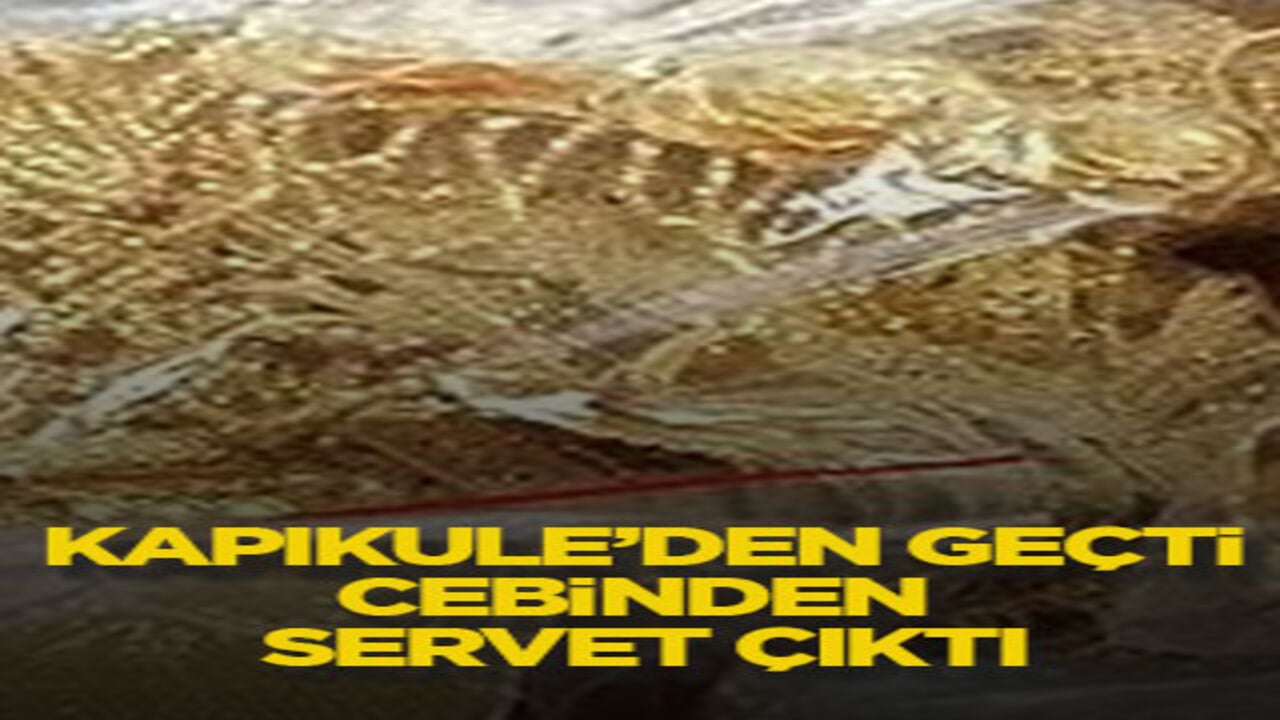 Kapıkule’den geçti, cebinden servet çıktı