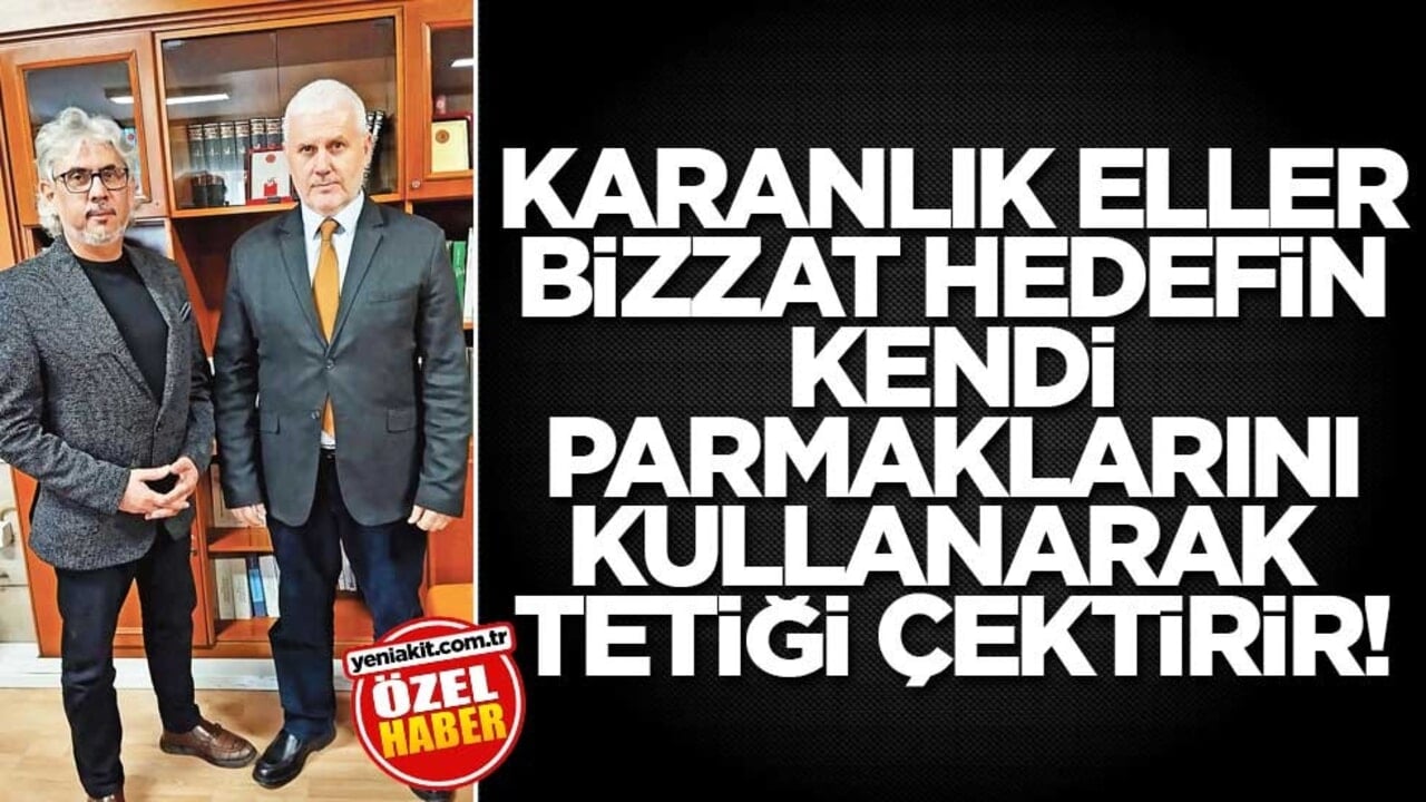Karanlık eller bizzat hedefin kendi parmaklarını kullanarak tetiği çektirir!