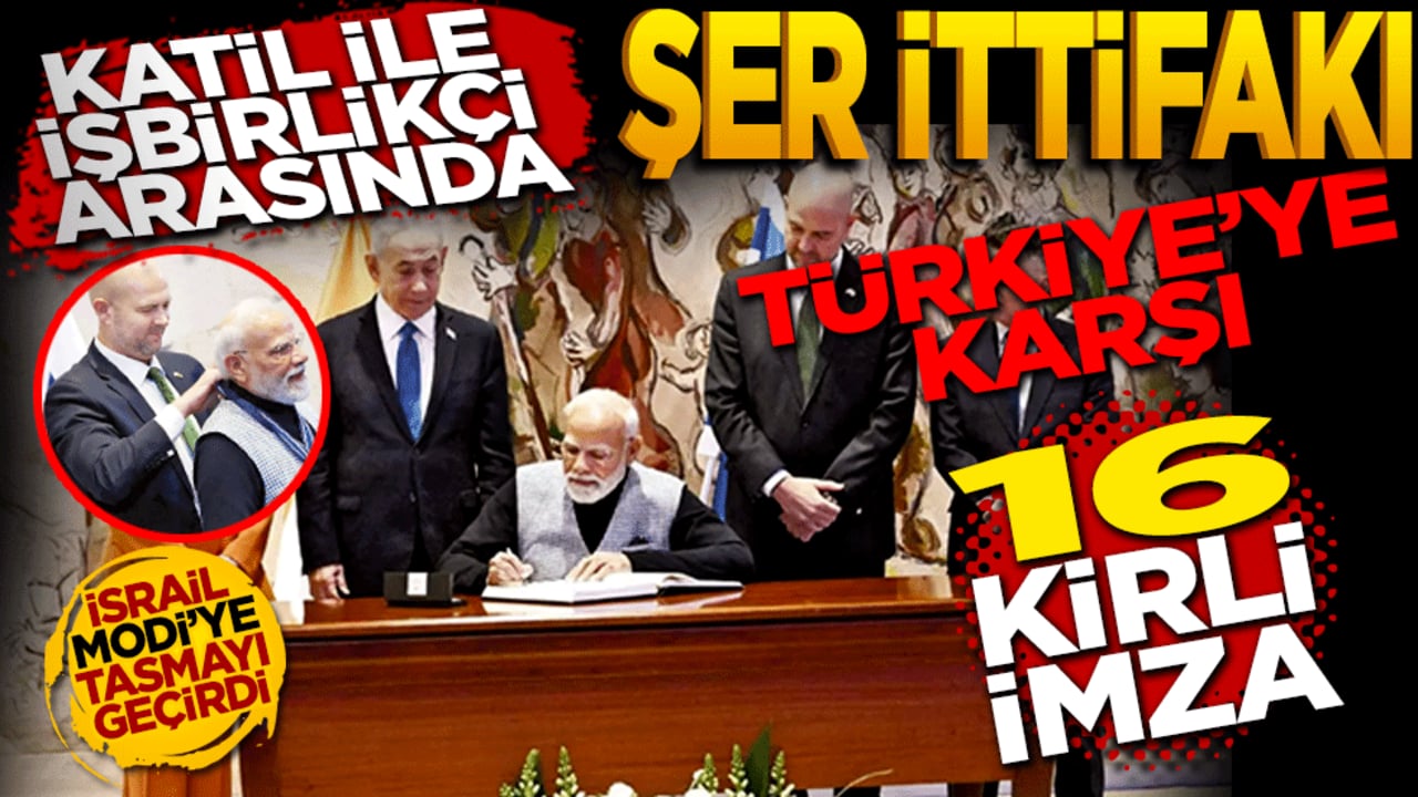 Katil ile işbirlikçisi arasında şer ittifakı: Türkiye'ye karşı 16 kirli imza!
