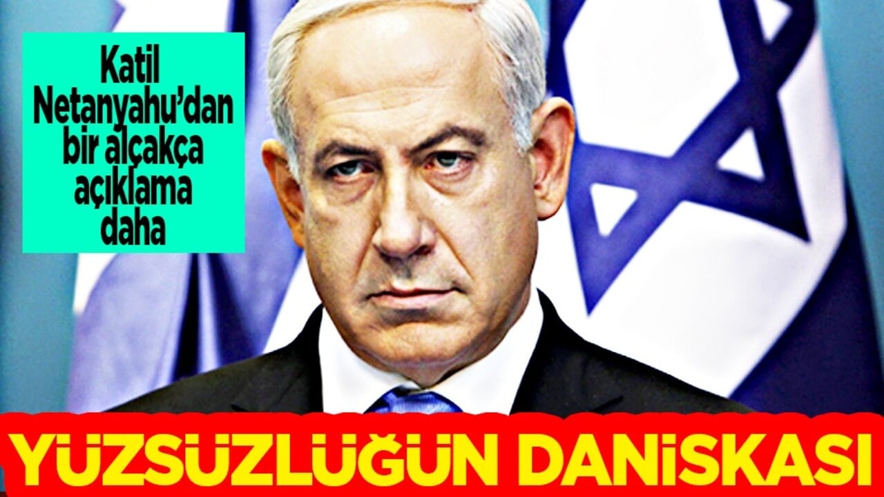 Katil Netanyahu'dan görülmemiş pişkinlik! Bu kadarına hakikaten pes! Dünya katliamına şahitken...
