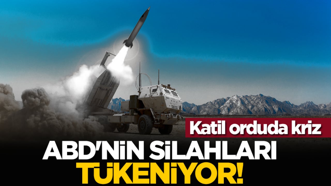 Katil orduda kriz: ABD'nin silahları tükeniyor!