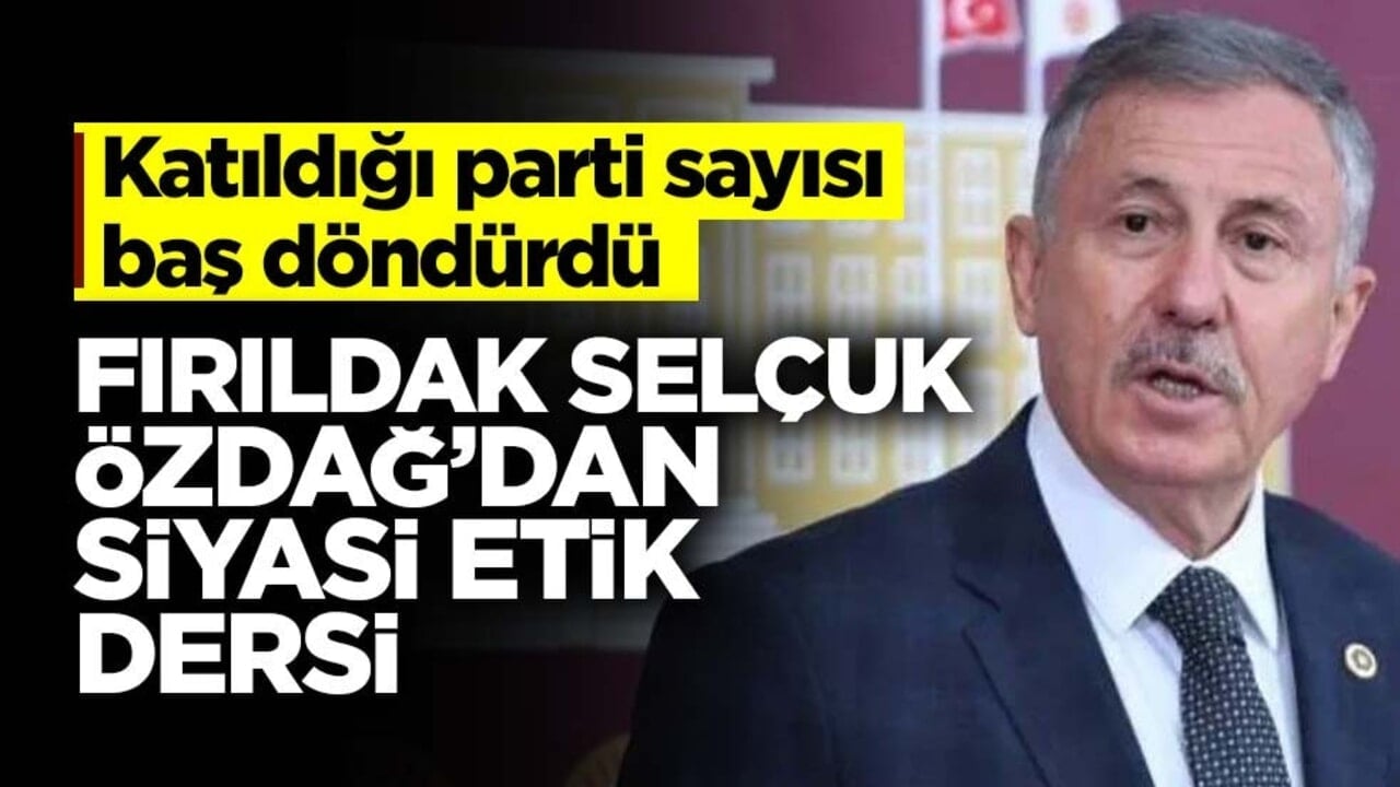 Katıldığı parti sayısı baş döndürdü! Fırıldak Selçuk Özdağ’dan siyasi etik dersi