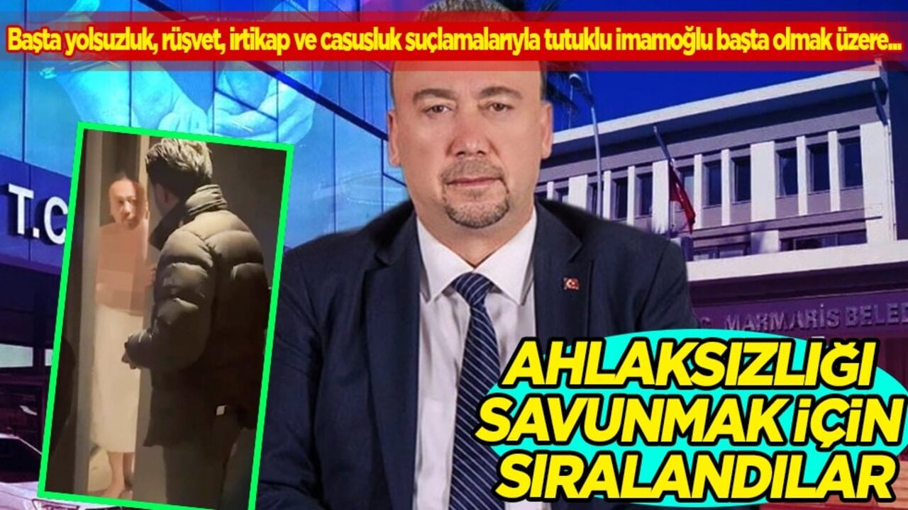 Kendi rezilliklerini gizlemek için... Ahlaksızlığı savunmak için sıralandılar