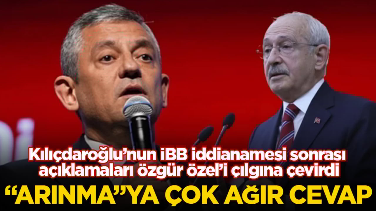 Kılıçdaroğlu’nun İBB iddianamesi sonrası açıklamaları Özgür Özel’i çılgına çevirdi! "Arınma"ya çok ağır cevap