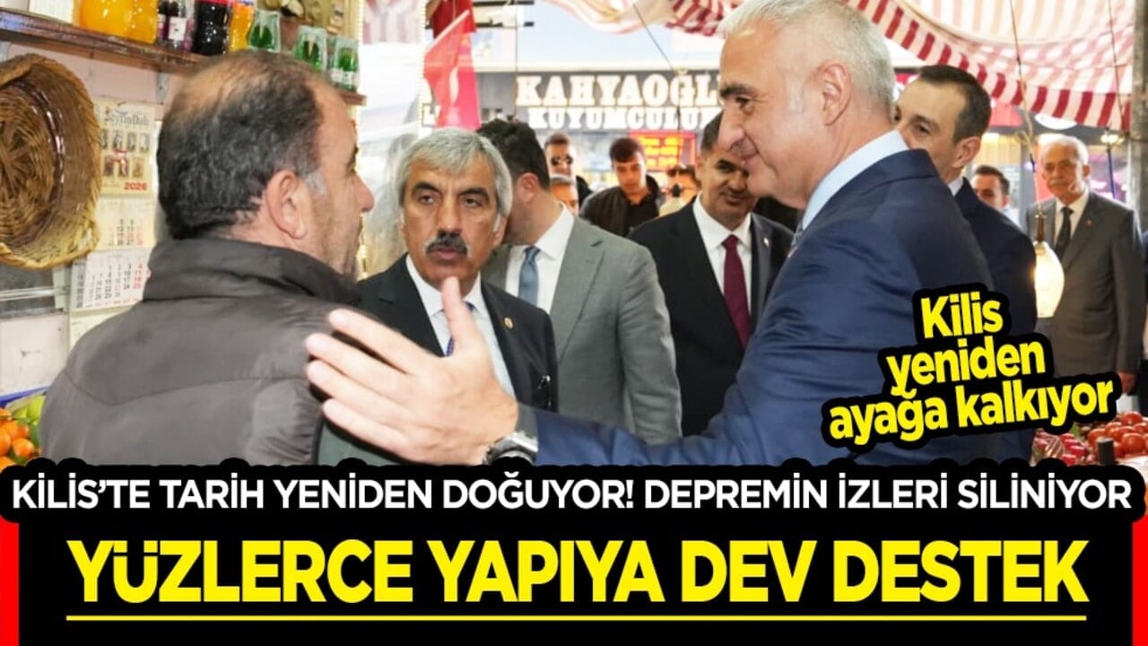 Kilis'te tarih yeniden doğuyor, Depremin izleri siliniyor! Büyük müjde... 