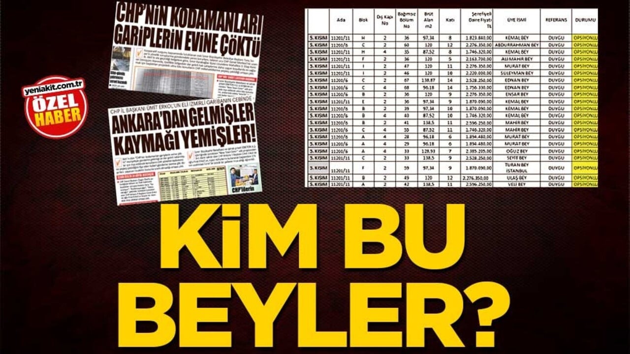 Kim bu beyler?