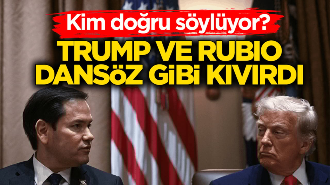 Kim doğru söylüyor? Trump ve Rubio dansöz gibi kıvırdı