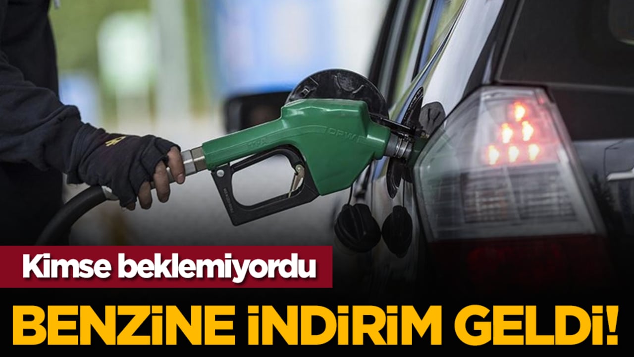 Kimse beklemiyordu: Benzine indirim geldi!