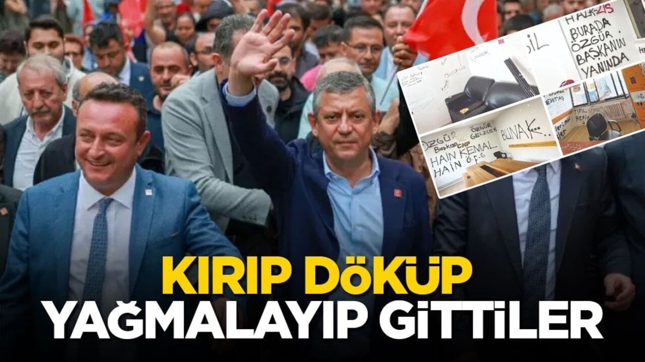 Kırıp döküp yağmalayıp gittiler
