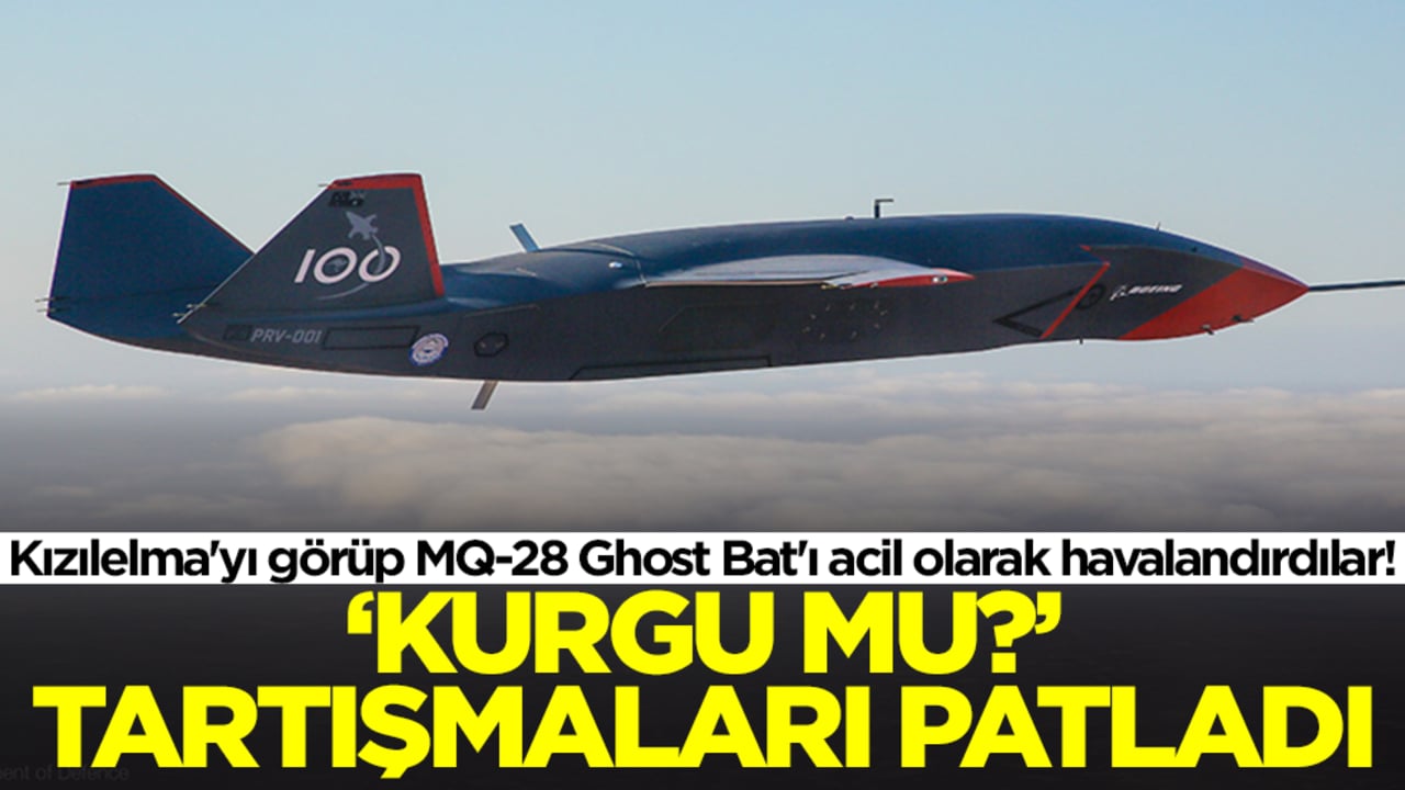 Kızılelma'yı görüp MQ-28 Ghost Bat'ı acil olarak havalandırdılar! 'Kurgu mu?' tartışmaları patladı
