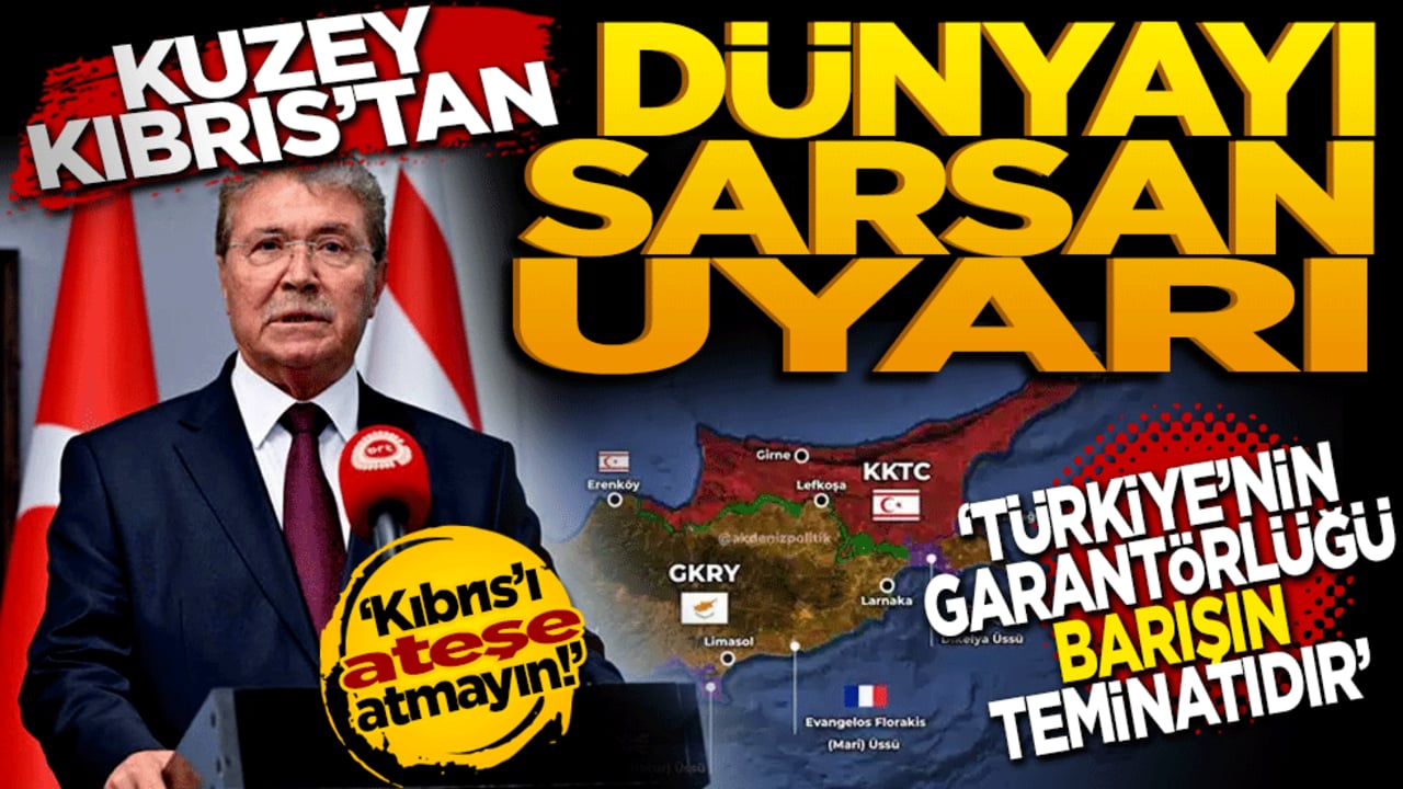 KKTC’den dünyayı sarsan uyarı: Kıbrıs’ı ateş çemberine atmayın!