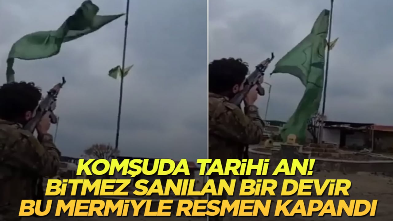Komşuda tarihi an! Bitmez sanılan bir devir, bu mermiyle resmen kapandı