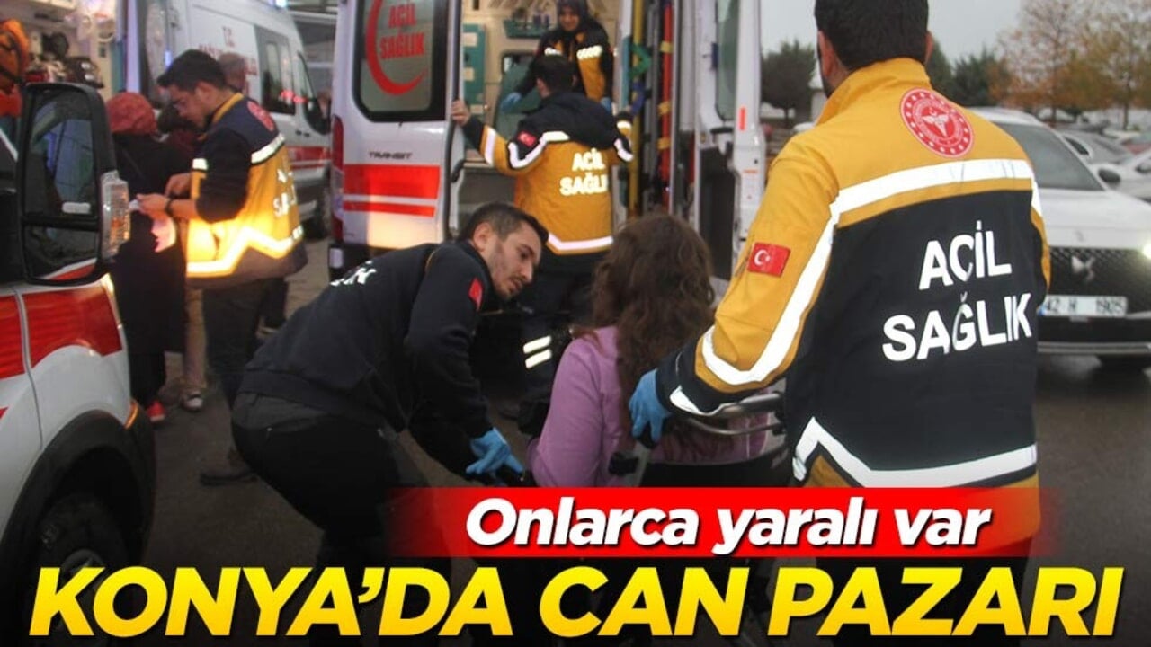 Konya’da can pazarı! Onlarca yaralı var