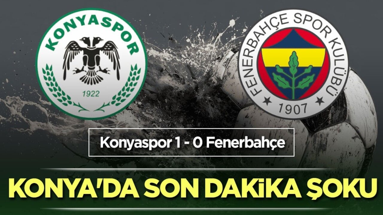 Konya'da son dakika şoku