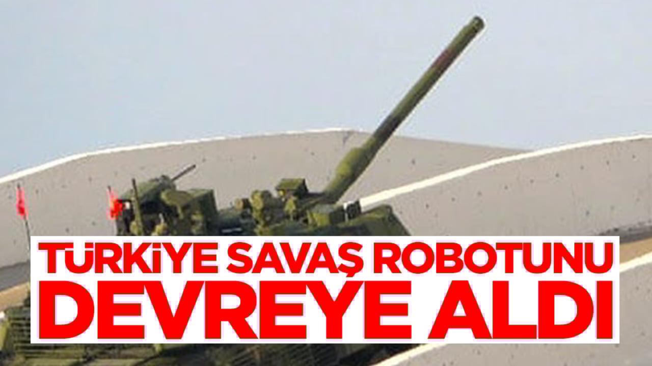 Korktukları başına geldi: Türkiye savaş robotunu devreye aldı