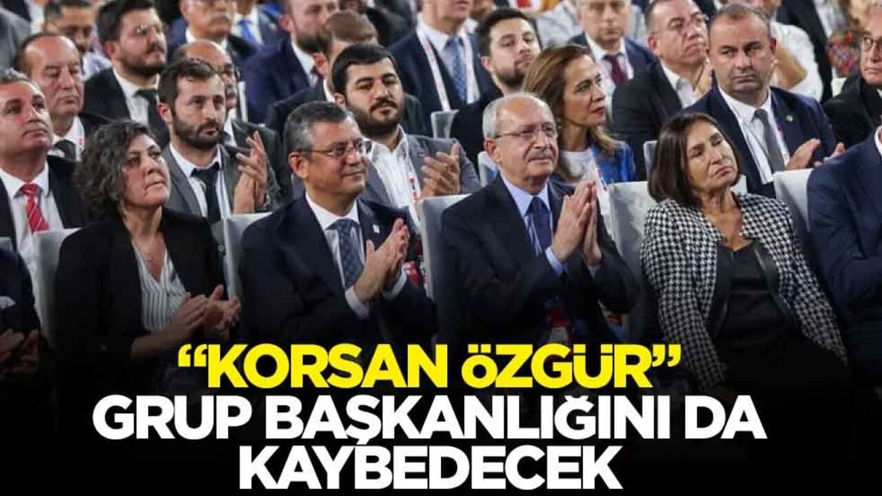 "Korsan Özgür"ün grup başkanlığı da elinden gitti