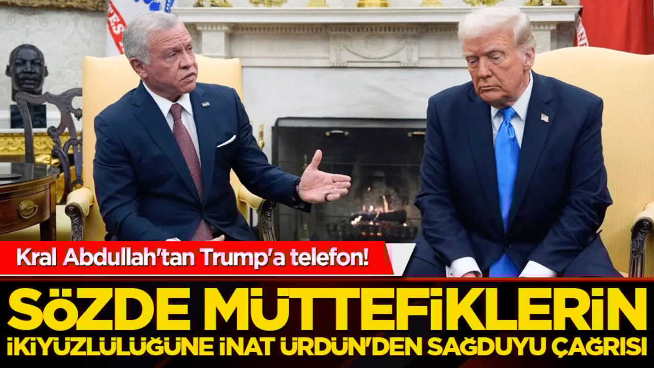 Kral Abdullah'tan Trump'a telefon! Orta Doğu'daki yangını söndürmek için diplomasi trafiği hızlandı!
