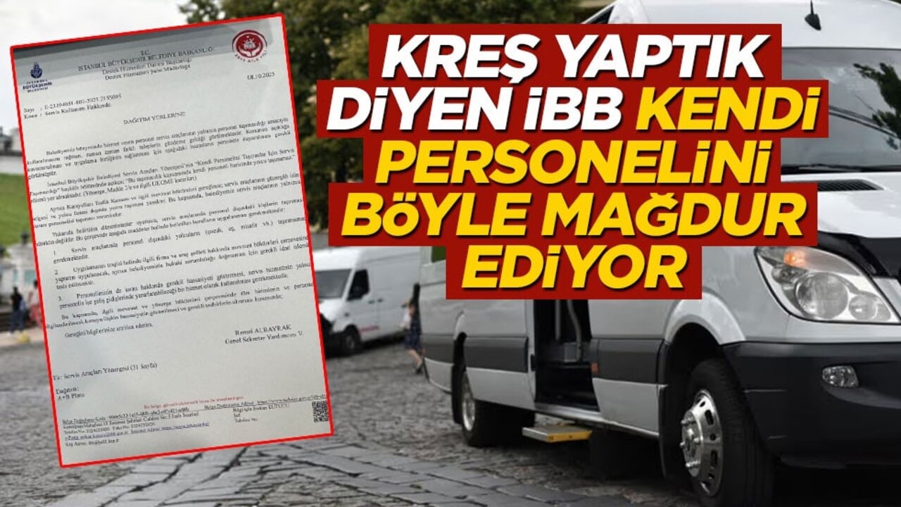 Kreş yaptık diyen İBB kendi personelini böyle mağdur ediyor