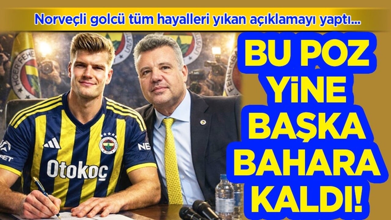 Kritik hamleyi 'fiyasko' diyerek duyurdular bir kere... Alexander Sörloth'tan hayalleri yıkan sözler...