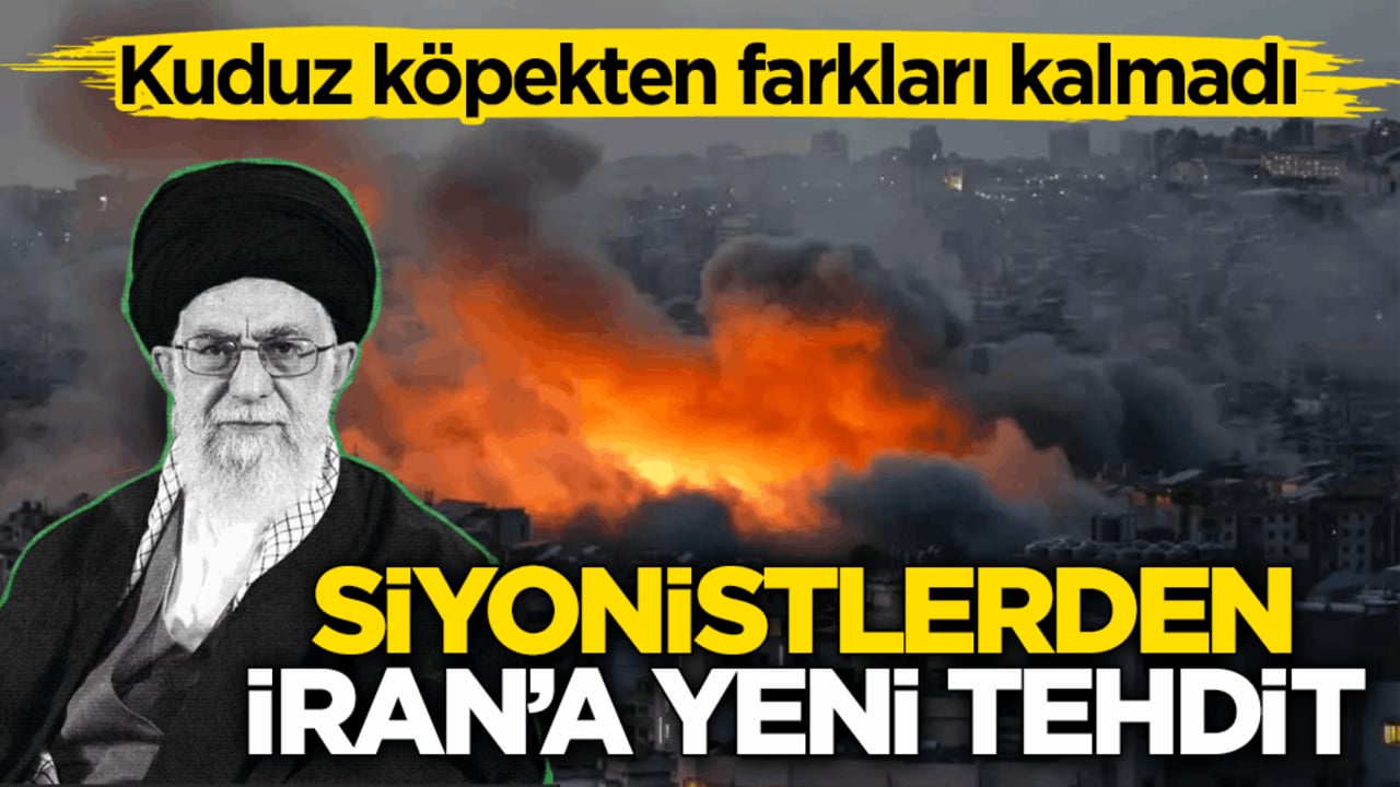 Kuduz köpekten farkları kalmadı! Siyonistlerden İran’a yeni tehdit