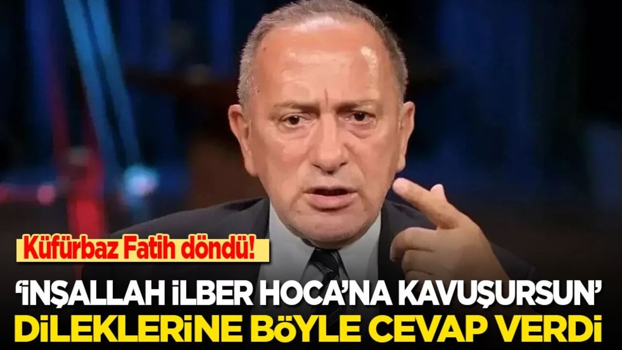 Küfürbaz Fatih döndü! ‘İnşallah İlber Hocana kavuşursun’ dileklerine böyle cevap verdi