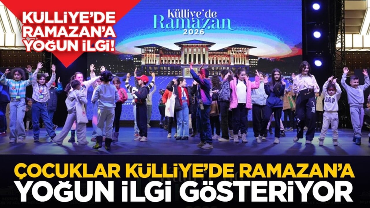 Külliye’de Ramazan’a yoğun ilgi! Çocuklar Külliye’de Ramazan’a yoğun ilgi gösteriyor