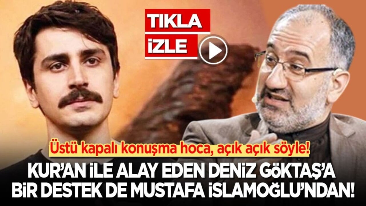 Kur’an ile alay eden soytarıya bir destek de Mustafa İslamoğlu’ndan