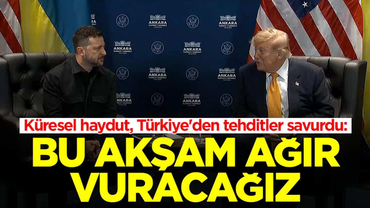 Küresel haydut, İran'a Türkiye'den tehditler savurdu: Bu akşam ağır vuracağız
